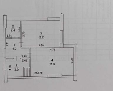 1-room apartment apartment by the address st. Ul Raketnaya (area 35,7 m²) - Atlanta.ua - photo 18