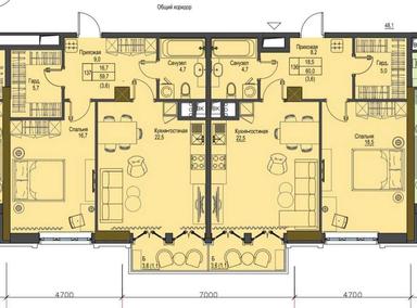 2-кімнатна квартира за адресою (площа 120 м²) - Atlanta.ua - фото 13
