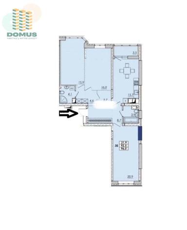 3-комнатная квартира по адресу ул. Танкистов (площадь 96 м²) - Atlanta.ua - фото 36