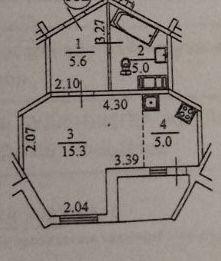 1-room apartment apartment by the address st. Per Energetikov (area 33 m²) - Atlanta.ua - photo 14