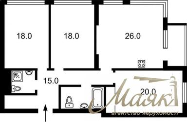 3-rooms apartment apartment by the address st. Delovaya (area 110 m²) - Atlanta.ua - photo 45