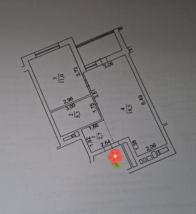 1-комнатная квартира по адресу Берестейский проспект(пр-т. Победы) (площадь 41,2 м²) - Atlanta.ua - фото 22