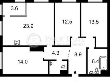 3-кімнатна квартира за адресою вул. Івана Виговського (площа 90 м²) - Atlanta.ua - фото 16
