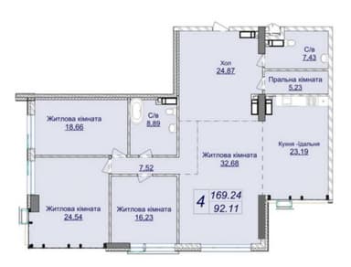 Многокомнатная квартира по адресу бульвар Дружбы Народов (площадь 169 м²) - Atlanta.ua - imageAlt 12