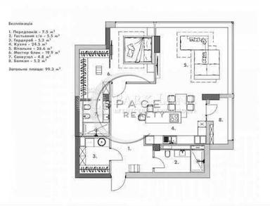 2-кімнатна квартира за адресою вул. Антоновича (площа 99 м²) - Atlanta.ua - фото 37