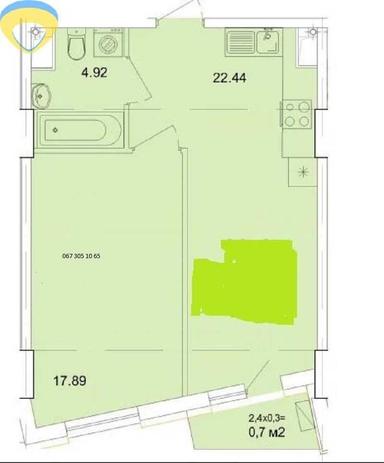 1-room apartment apartment by the address st. Kulikovo pole pl Oktyabrskoy revolyutsii pl (area 44 m²) - Atlanta.ua - photo 8