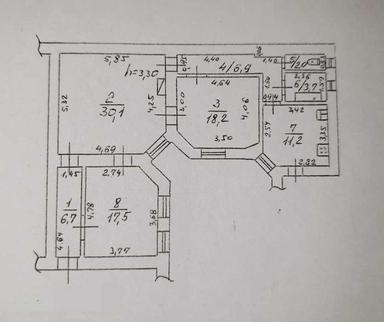 3-rooms apartment apartment by the address st. Kulikovo pole pl Oktyabrskoy revolyutsii pl (area 96 m²) - Atlanta.ua - photo 44
