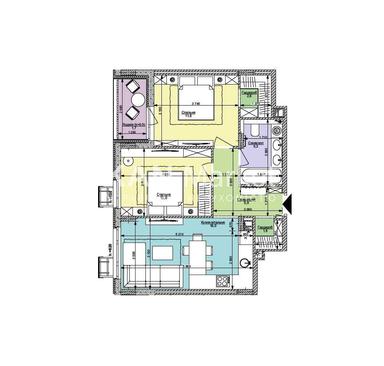 2-кімнатна квартира за адресою вул. Іллєнка Юрія (площа 58,9 м²) - Atlanta.ua - фото 13