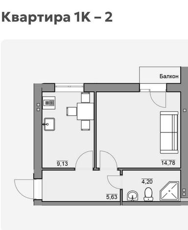 1-комнатная квартира по адресу ул. Магистратская (площадь 34,9 м²) - Atlanta.ua - фото 9