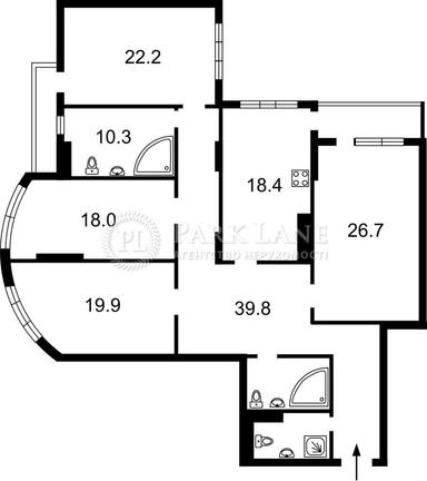 Багатокімнатна квартира за адресою (площа 172 м²) - Atlanta.ua - фото 46