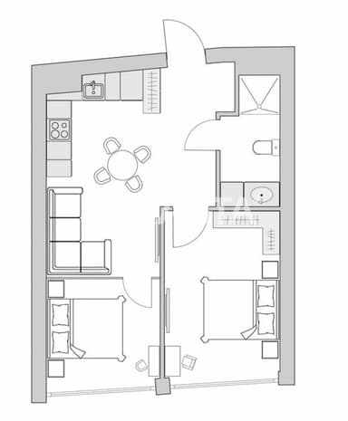 1-кімнатна квартира за адресою вул. Сонячна (площа 48 м²) - Atlanta.ua - фото 34