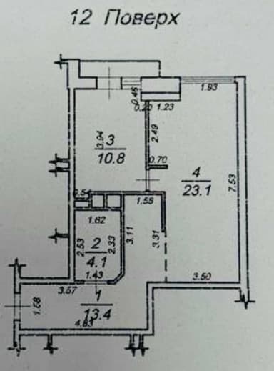1-комнатная квартира по адресу ул. Шолуденка (площадь 52,1 м²) - Atlanta.ua - фото 16