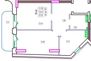 2-кімнатна квартира за адресою Куликове поле пл. (площа 52 м²) - Atlanta.ua - фото 13
