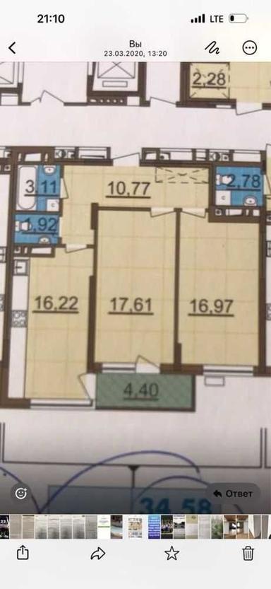 2-rooms apartment apartment by the address st. Ul Zamkovetskaya (area 70 m²) - Atlanta.ua - photo 22