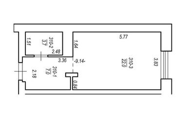 1-кімнатна квартира за адресою вул. Панаса Мирного (площа 32,8 м²) - Atlanta.ua - фото 36