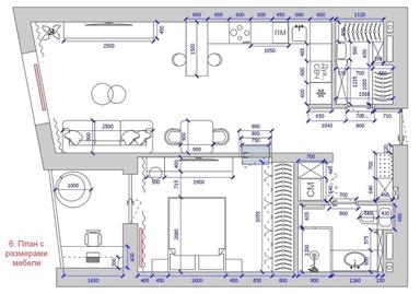 1-room apartment apartment by the address (area 61,5 m²) - Atlanta.ua - photo 10