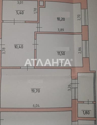 2-комнатная квартира по адресу ул. Капеланська (площадь 60 м²) - Atlanta.ua - фото 16