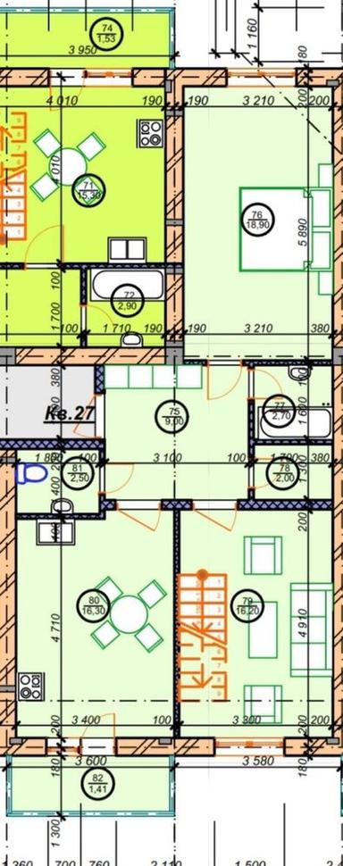 2-комнатная квартира по адресу Петефі Шандора пл. (площадь 65 м²) - Atlanta.ua - фото 20