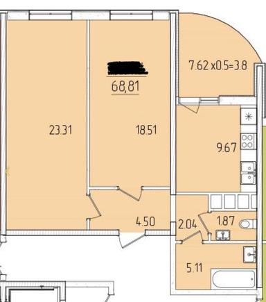 2-комнатная квартира по адресу ул. Львовская (площадь 69 м²) - Atlanta.ua - фото 17