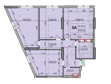 3-rooms apartment apartment by the address (area 88 m²) - Atlanta.ua - photo 9