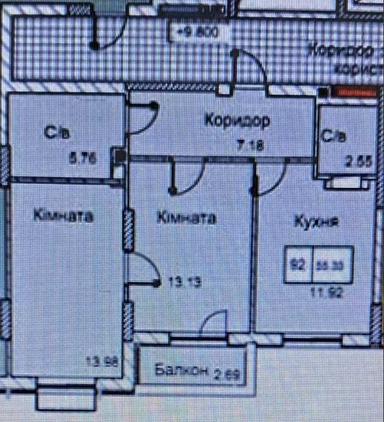 1-кімнатна квартира за адресою (площа 56 м²) - Atlanta.ua - фото 44