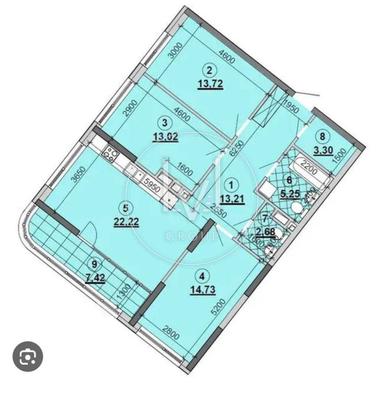 3-комнатная квартира по адресу (площадь 89 м²) - Atlanta.ua - фото 23