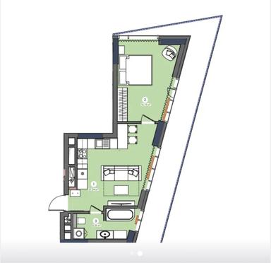 2-комнатная квартира по адресу (площадь 43,3 м²) - Atlanta.ua - фото 18