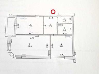 2-кімнатна квартира за адресою (площа 56 м²) - Atlanta.ua - фото 11