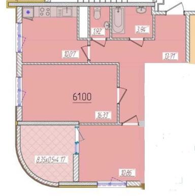 2-rooms apartment apartment by the address st. Krasnova (area 61 m²) - Atlanta.ua - photo 16