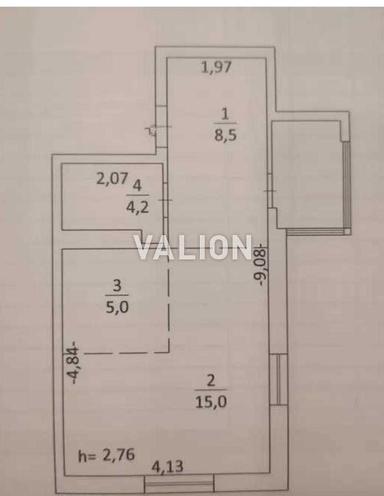 1-room apartment apartment by the address st. Ul Pobedy (area 36 m²) - Atlanta.ua - photo 16