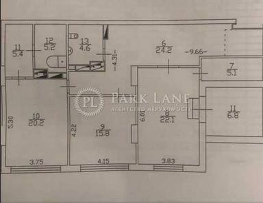 Багатокімнатна квартира за адресою вул. Іллєнка Юрія (площа 194 м²) - Atlanta.ua - фото 23