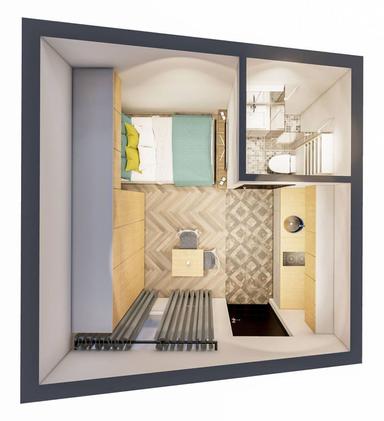 1-кімнатна квартира за адресою (площа 17 м²) - Atlanta.ua - фото 24