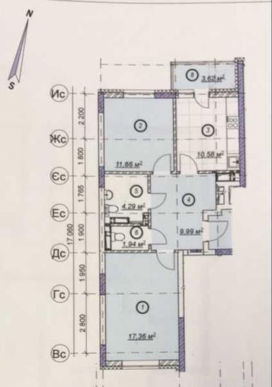 2-кімнатна квартира за адресою (площа 60 м²) - Atlanta.ua - фото 17