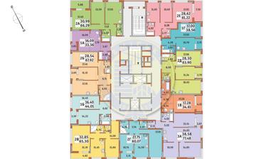 2-комнатная квартира по адресу (площадь 65,3 м²) - Atlanta.ua - фото 13