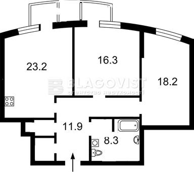2-кімнатна квартира за адресою вул. Старонаводницька (площа 87,4 м²) - Atlanta.ua - фото 48