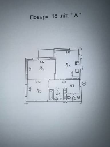 2-комнатная квартира по адресу ул. Олександра Олеся (площадь 62,9 м²) - Atlanta.ua - imageAlt 14