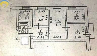 4+-rooms apartment apartment by the address st. Geroev Krut (area 63 m²) - Atlanta.ua - photo 16