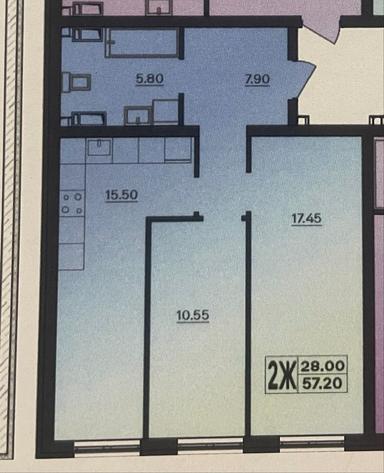 2-rooms apartment apartment by the address st. Marselskaya (area 57 m²) - Atlanta.ua - photo 12