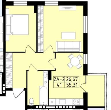 2-комнатная квартира по адресу ул. Магистратская (площадь 55 м²) - Atlanta.ua - фото 16