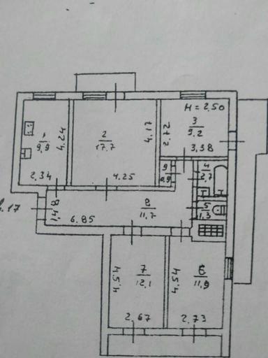 4+-rooms apartment apartment by the address st. Kulikovo pole pl Oktyabrskoy revolyutsii pl (area 100 m²) - Atlanta.ua - photo 34