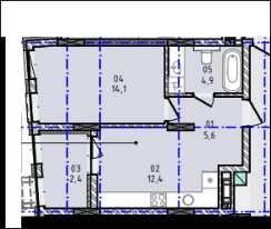 1-кімнатна квартира за адресою вул. Капушанська (площа 39,4 м²) - Atlanta.ua - фото 9