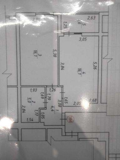 1-кімнатна квартира за адресою (площа 44 м²) - Atlanta.ua - фото 26