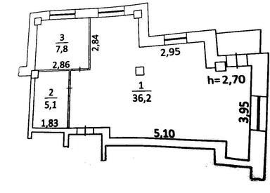 2-комнатная квартира по адресу Куликово поле пл. (площадь 50 м²) - Atlanta.ua - фото 14