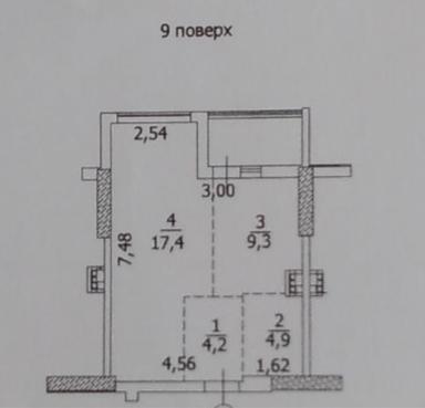 1-комнатная квартира по адресу ул. Балковская (площадь 40 м²) - Atlanta.ua - фото 11