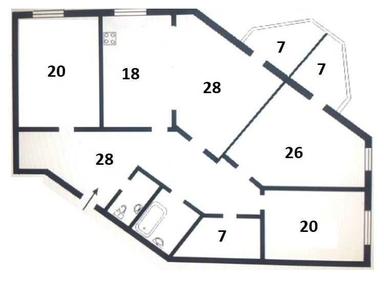 Багатокімнатна квартира за адресою (площа 160 м²) - Atlanta.ua - фото 44
