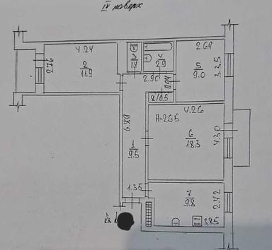 3-комнатная квартира по адресу (площадь 65,7 м²) - Atlanta.ua - фото 24