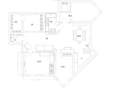 3-комнатная квартира по адресу ул. Саперно-Слободская (площадь 136,6 м²) - Atlanta.ua - imageAlt 36