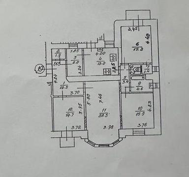 Многокомнатная квартира по адресу (площадь 118 м²) - Atlanta.ua - фото 22