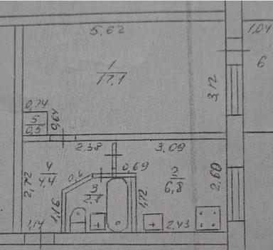 1-room apartment apartment by the address (area 32,6 m²) - Atlanta.ua - photo 12