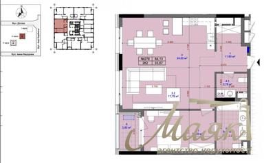 3-кімнатна квартира за адресою вул. Федорова (площа 84 м²) - Atlanta.ua - фото 23